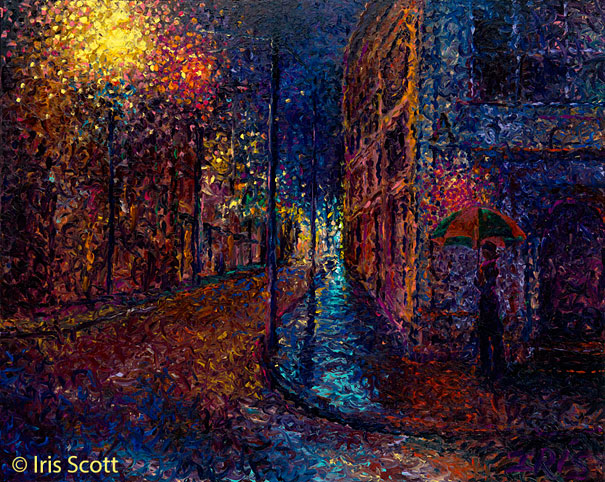 Amazing Finger Paintings by Iris Scott