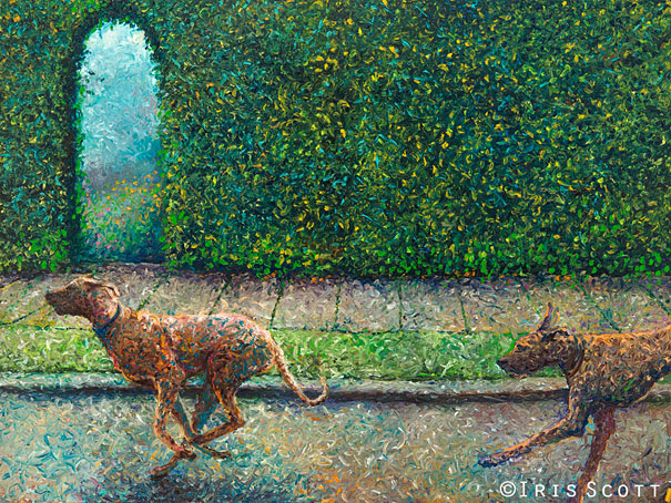 Amazing Finger Paintings by Iris Scott