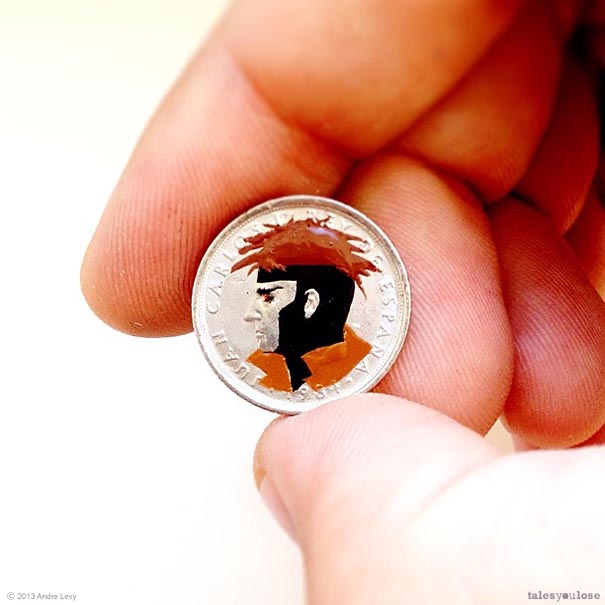 Brazilian Artist Transforms Coins Into Tiny Pop-Culture Portraits (22 pics) Brazilian Artist Transforms Coins Into Tiny Pop-Culture Portraits (22 pics)