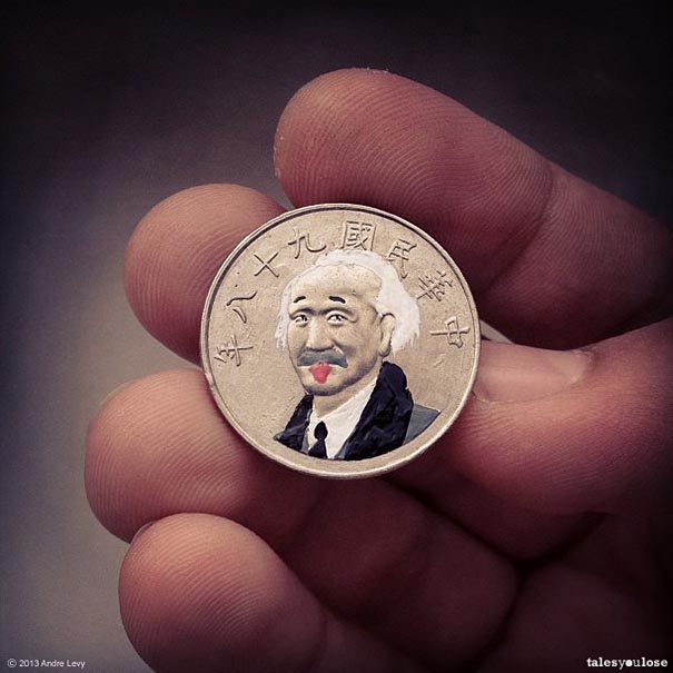 Brazilian Artist Transforms Coins Into Tiny Pop-Culture Portraits (22 pics) Brazilian Artist Transforms Coins Into Tiny Pop-Culture Portraits (22 pics)