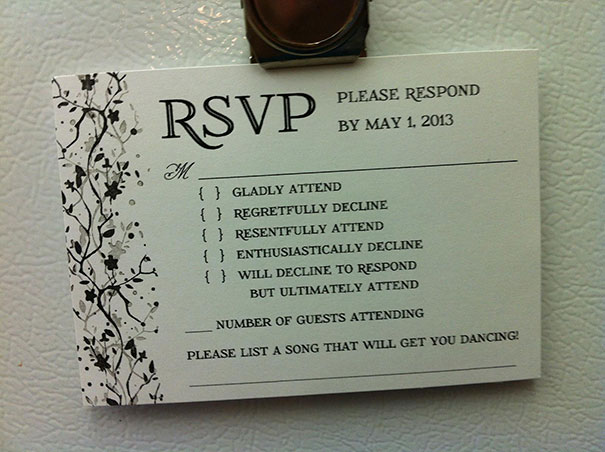9 Hilarious Wedding Invitations That Simply Can&#8217;t Be Ignored