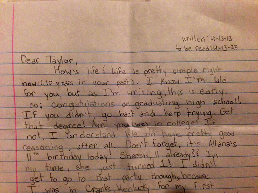 After Their 12-year-old Daughter Passed Away, Parents Find The Letter She Wrote To Her Future Self After Their 12-year-old Daughter Passed Away, Parents Find The Letter She Wrote To Her Future Self