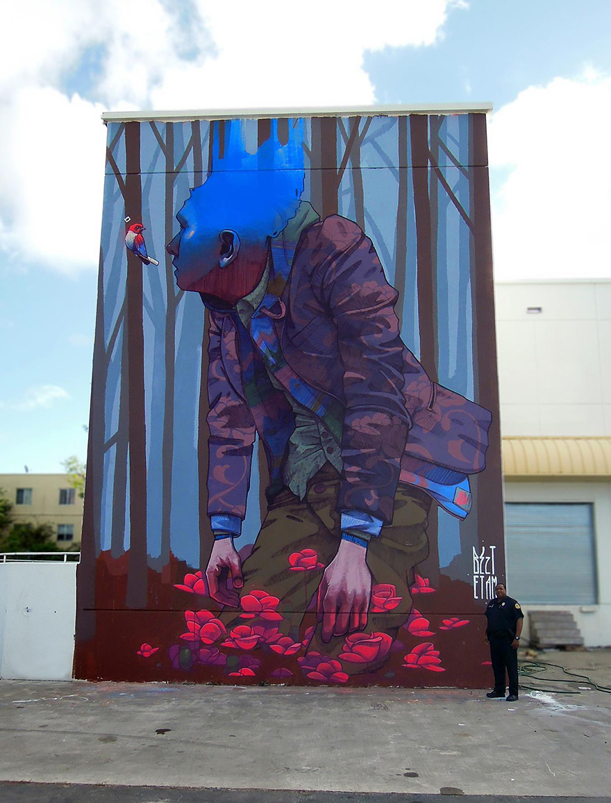 Stunning Murals By “Etam Cru” Turn Boring Buildings Into Works Of Art Stunning Murals By “Etam Cru” Turn Boring Buildings Into Works Of Art