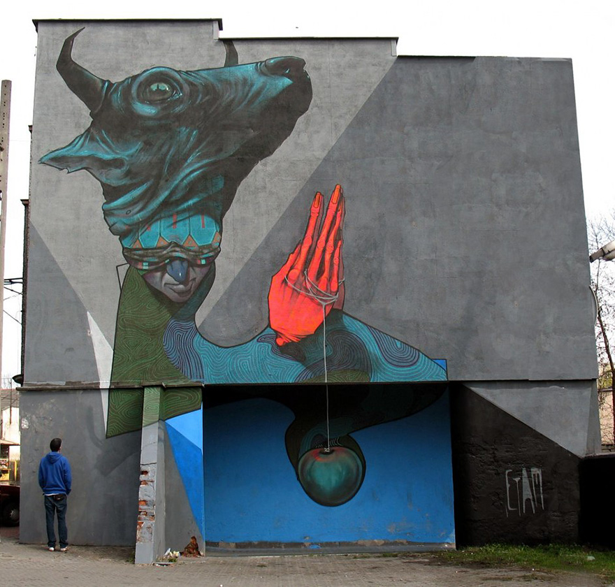 Stunning Murals By &#8220;Etam Cru&#8221; Turn Boring Buildings Into Works Of Art