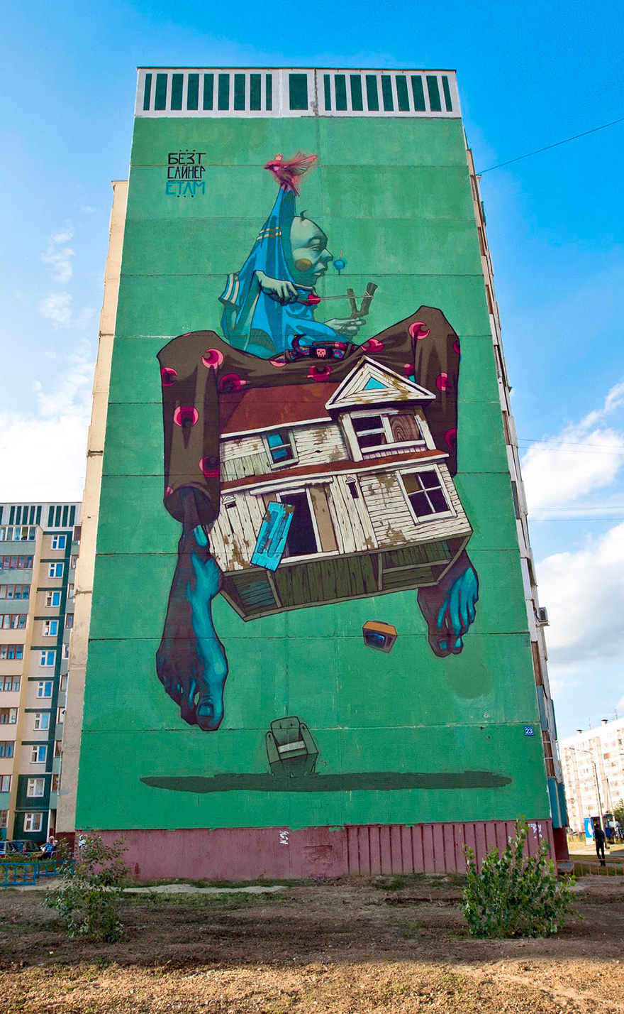 Stunning Murals By &#8220;Etam Cru&#8221; Turn Boring Buildings Into Works Of Art