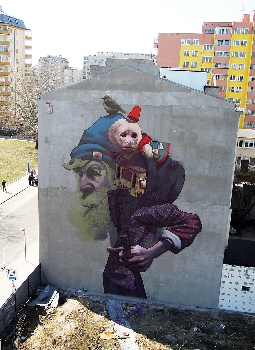 Stunning Murals By &#8220;Etam Cru&#8221; Turn Boring Buildings Into Works Of Art