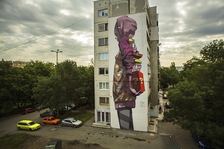 Stunning Murals By “Etam Cru” Turn Boring Buildings Into Works Of Art Stunning Murals By “Etam Cru” Turn Boring Buildings Into Works Of Art