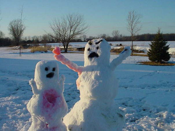 These 30 Crazy Snowman Ideas Would Make Calvin And Hobbes Proud These 30 Crazy Snowman Ideas Would Make Calvin And Hobbes Proud