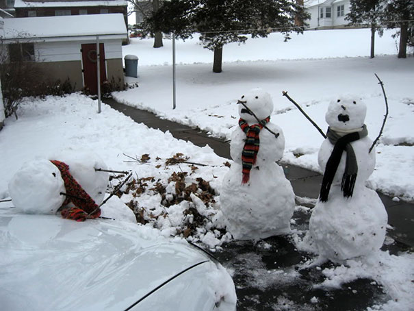 These 30 Crazy Snowman Ideas Would Make Calvin And Hobbes Proud These 30 Crazy Snowman Ideas Would Make Calvin And Hobbes Proud