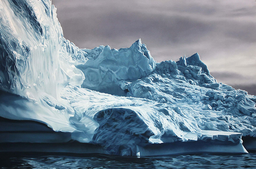 Iceberg Drawings by Zaria Forman Fulfill Late Mother’s Dream And Raise Awareness On Climate Change Iceberg Drawings by Zaria Forman Fulfill Late Mother’s Dream And Raise Awareness On Climate Change