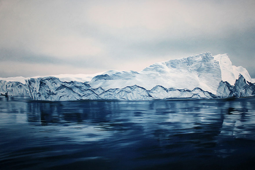 Iceberg Drawings by Zaria Forman Fulfill Late Mother’s Dream And Raise Awareness On Climate Change Iceberg Drawings by Zaria Forman Fulfill Late Mother’s Dream And Raise Awareness On Climate Change