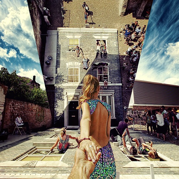 Photographer Continues to Follow His Girlfriend Around The World