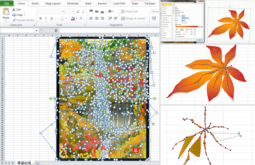 73-Year-Old Man Creates Magnificent Paintings Using Nothing But Excel 73-Year-Old Man Creates Magnificent Paintings Using Nothing But Excel