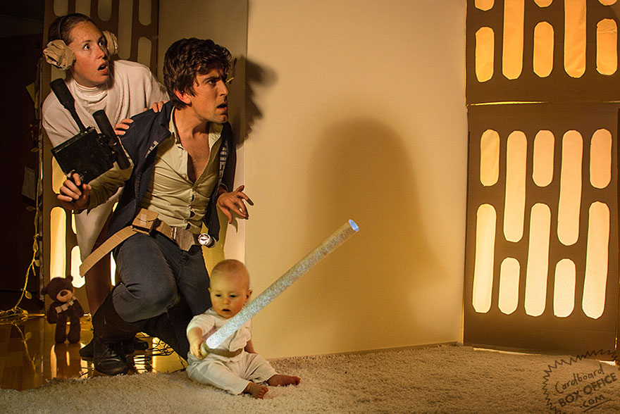 Creative Parents Re-Enact Famous Movie Scenes Starring Their Baby Son