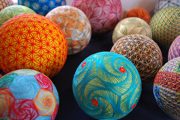 A 92-Year-Old Grandmother Creates A Spectacular Collection Of Embroidered Temari Spheres A 92-Year-Old Grandmother Creates A Spectacular Collection Of Embroidered Temari Spheres