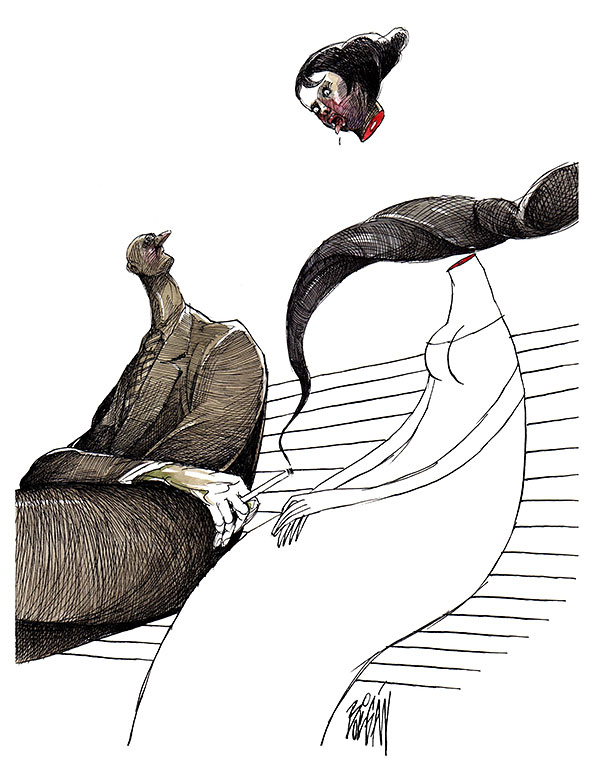 Our Problems and Flaws Turned Into Cartoons by Angel Boligan