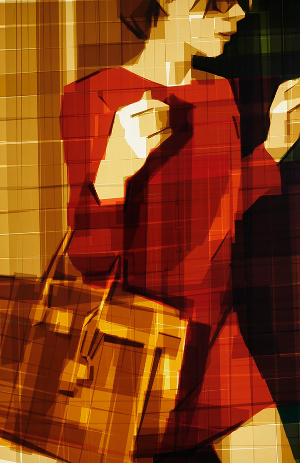 Artist Creates Beautiful Art Using Nothing But Packing Tape