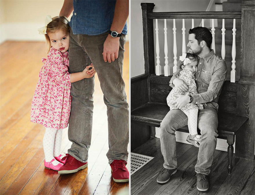 Father And Daughter Recreate Old Wedding Photos To Say Goodbye To Late Wife And Mother Father And Daughter Recreate Old Wedding Photos To Say Goodbye To Late Wife And Mother