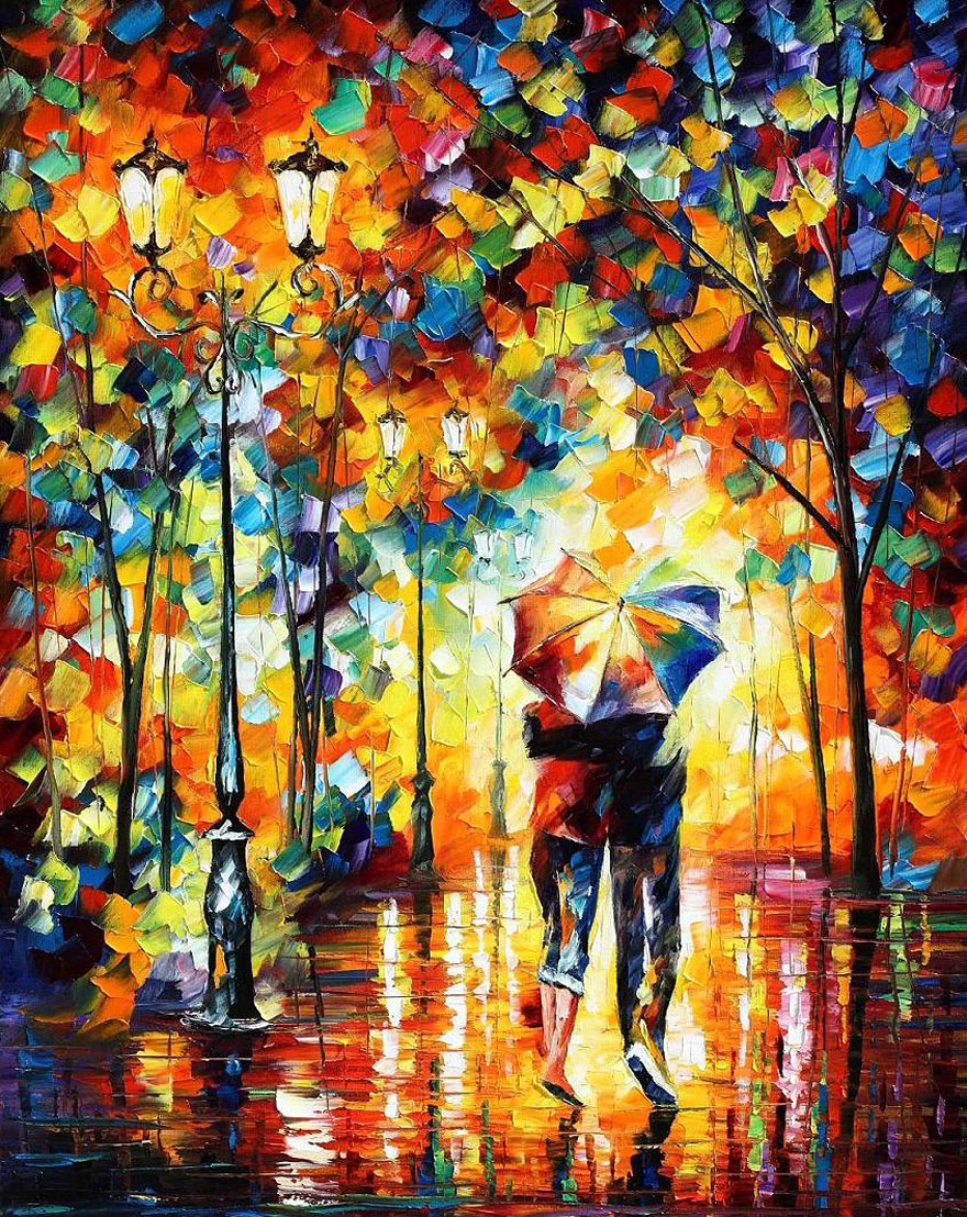 The Fusion Of Colors In Leonid Afremov’s Nostalgic Oil Paintings The Fusion Of Colors In Leonid Afremov’s Nostalgic Oil Paintings
