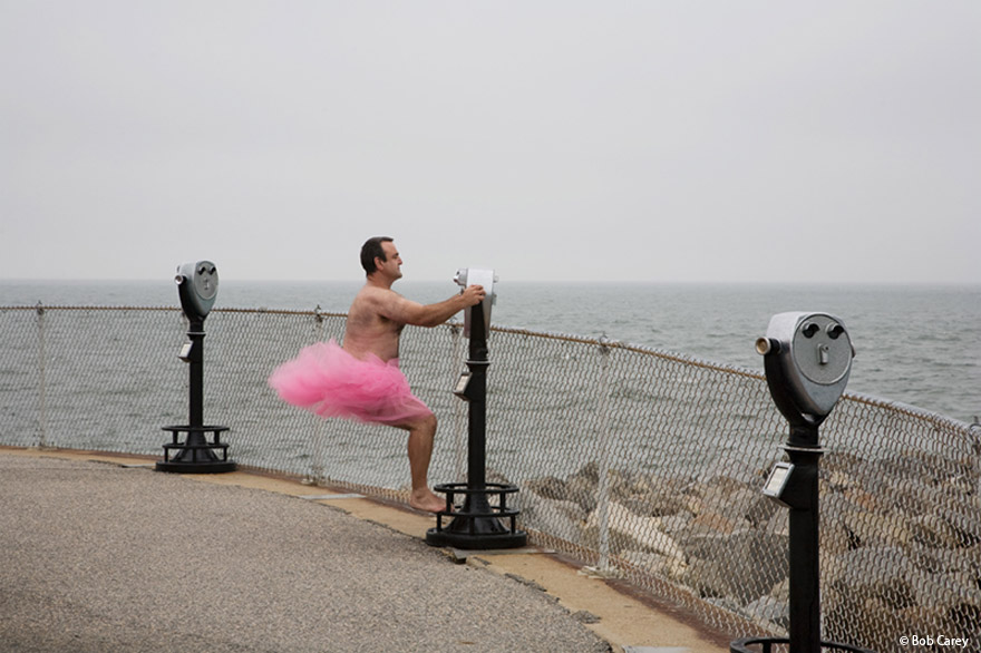 Man Puts On A Pink Tutu And Travels The World To Bring A Smile To His Wife Fighting Breast Cancer