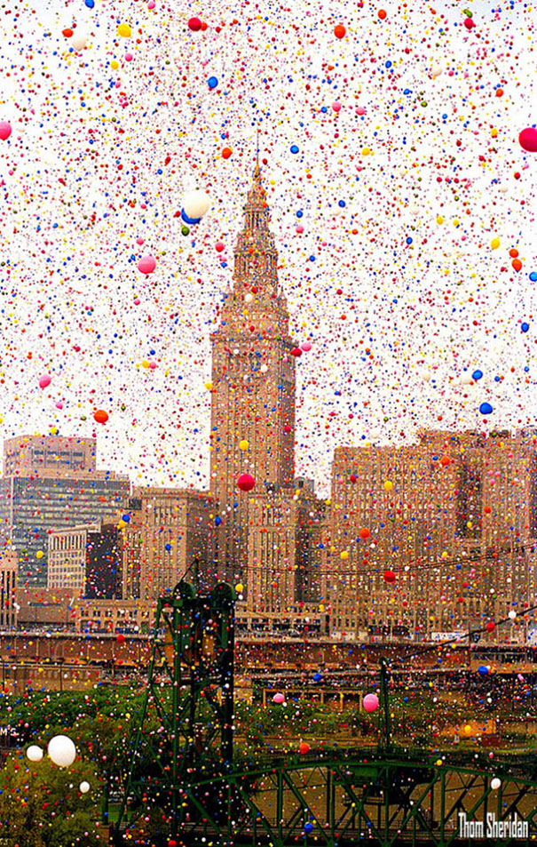 1.5 Million Balloons Unleashed Total Chaos On Cleveland In 1986 1.5 Million Balloons Unleashed Total Chaos On Cleveland In 1986