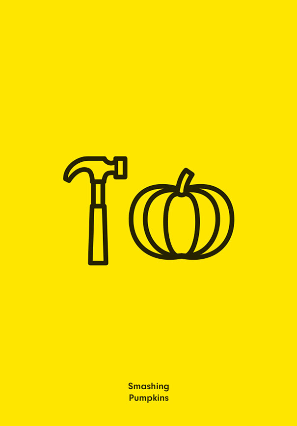 Guess The Names Of Famous Rock Bands In Their Minimalistic Literal Icons