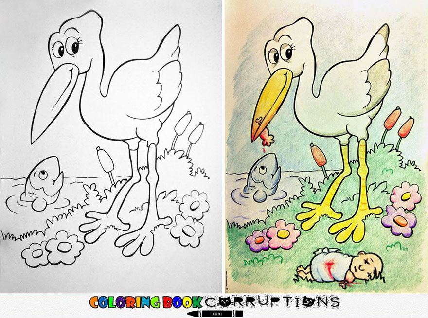 Coloring Book Corruptions: See What Happens When Adults Do Coloring Books Coloring Book Corruptions: See What Happens When Adults Do Coloring Books