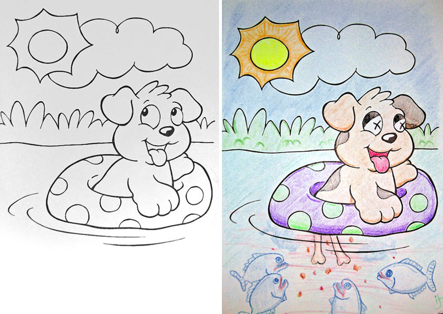 Coloring Book Corruptions: See What Happens When Adults Do Coloring Books Coloring Book Corruptions: See What Happens When Adults Do Coloring Books
