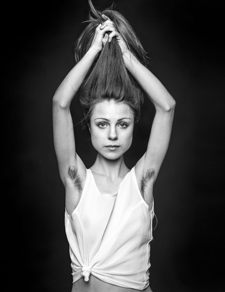 Photographer Challenges Female Beauty Standards With Unshaven Underarm Pictures