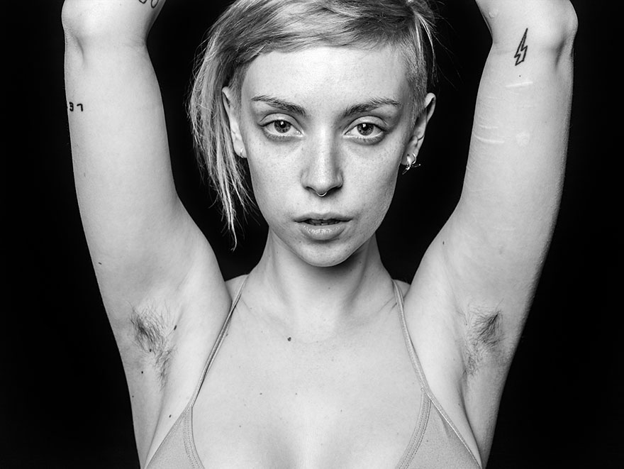 Photographer Challenges Female Beauty Standards With Unshaven Underarm Pictures