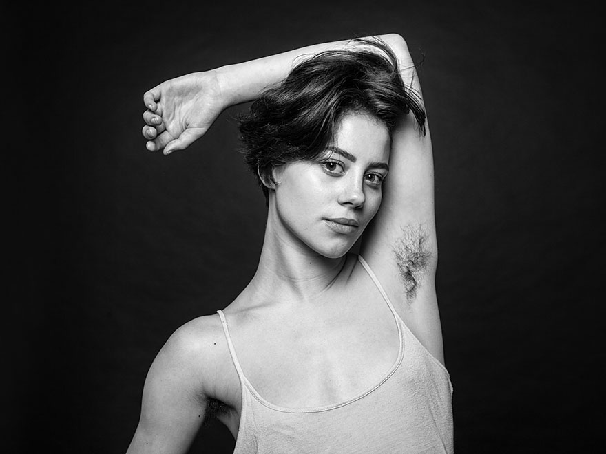 Photographer Challenges Female Beauty Standards With Unshaven Underarm Pictures