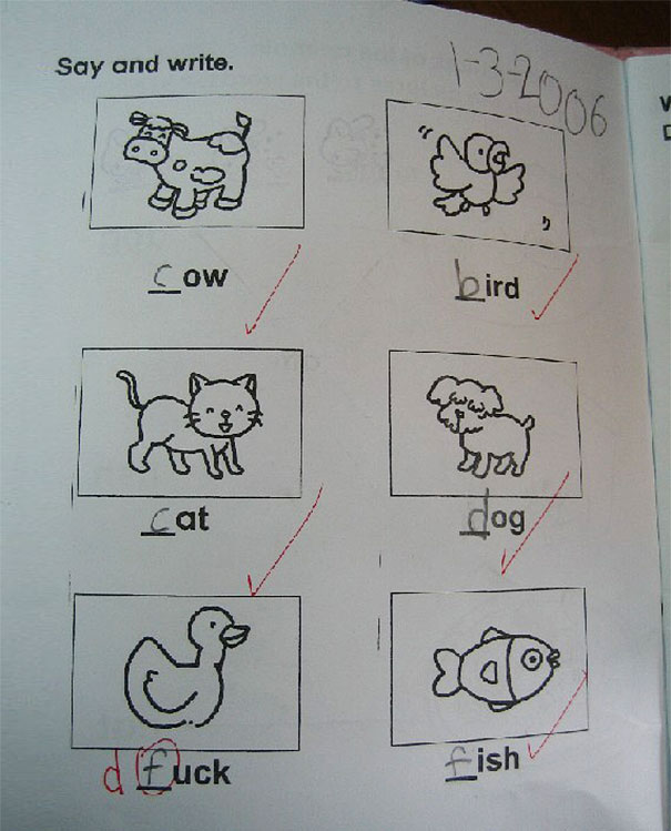 30 Brilliant Test Answers From Smartass Kids That Will Make You Laugh