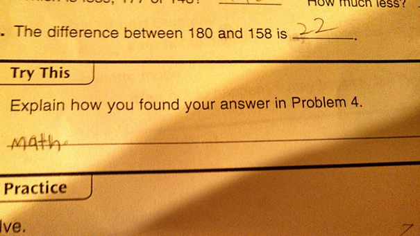 30 Brilliant Test Answers From Smartass Kids That Will Make You Laugh