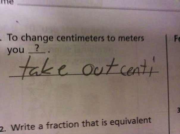 30 Brilliant Test Answers From Smartass Kids That Will Make You Laugh