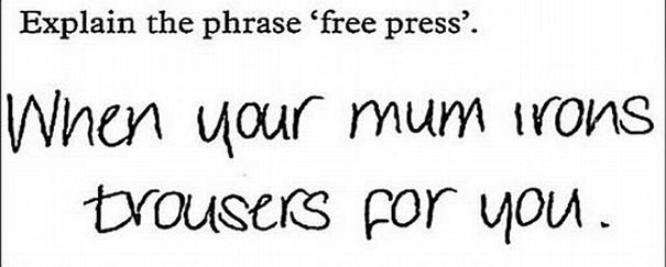 30 Brilliant Test Answers From Smartass Kids That Will Make You Laugh