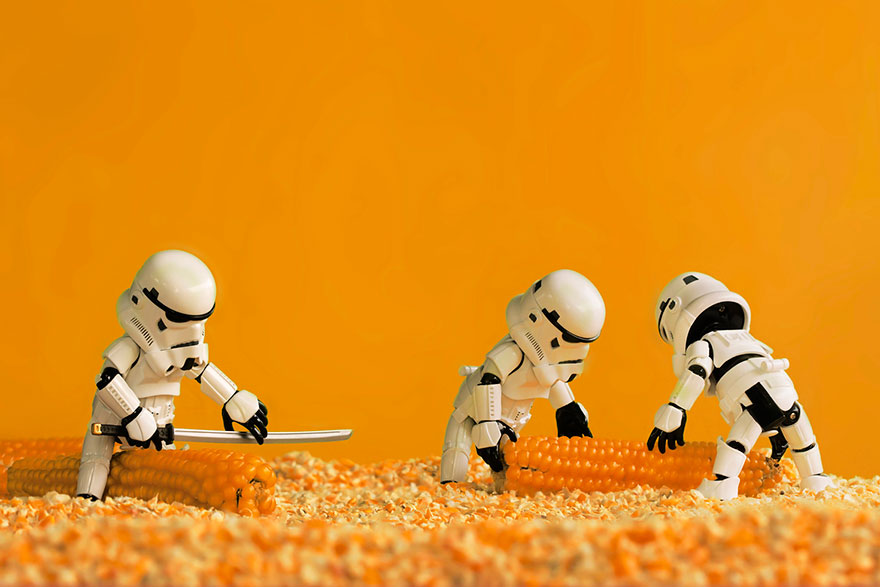 Miniature Star Wars Adventures By Zahir Batin