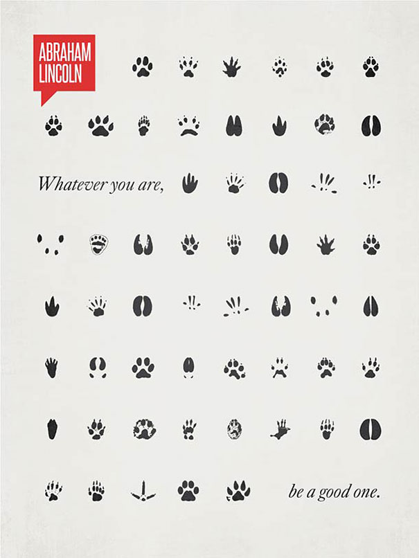 Inspiring Famous Quotes Illustrated With Minimalistic Posters Inspiring Famous Quotes Illustrated With Minimalistic Posters