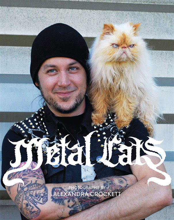 Metal Cats: Hardcore Metal Musicians Pose With Their Cats Metal Cats: Hardcore Metal Musicians Pose With Their Cats