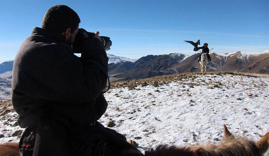13-Year-Old Kazakh Girl Trained To Become Eagle Hunter 13-Year-Old Kazakh Girl Trained To Become Eagle Hunter
