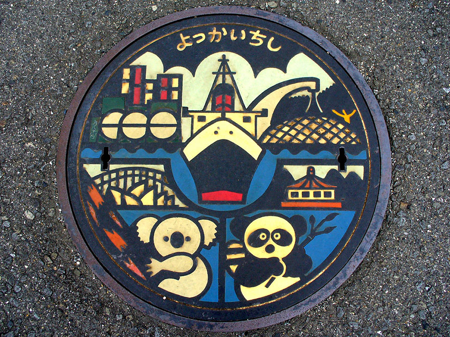 This Is How Manhole Covers Look In Japan