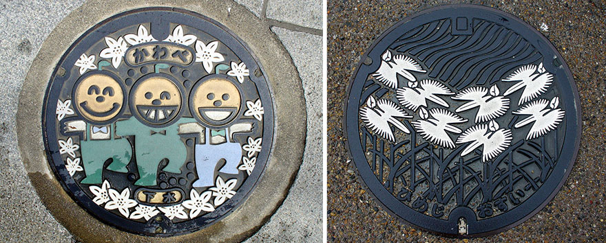 This Is How Manhole Covers Look In Japan