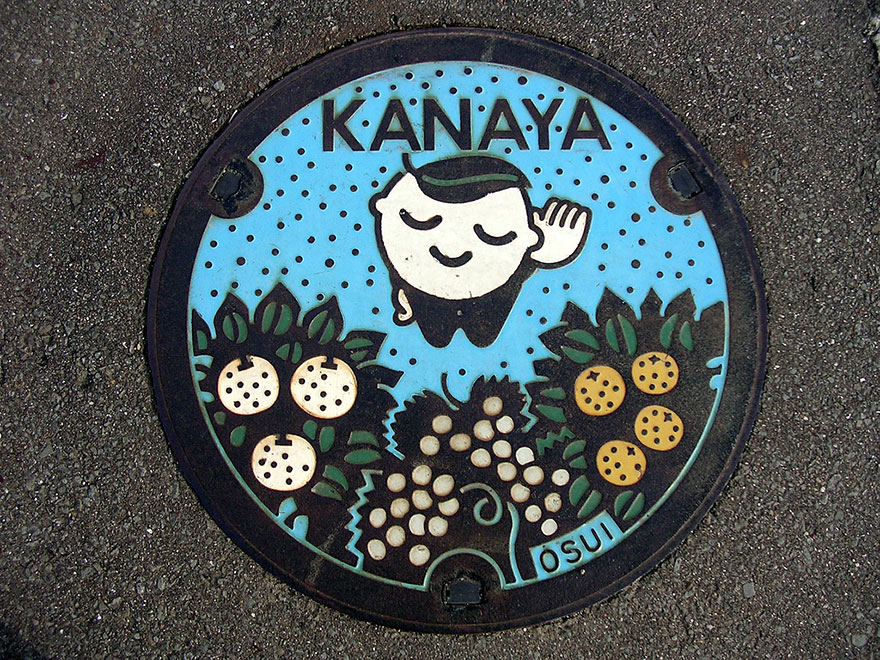 This Is How Manhole Covers Look In Japan
