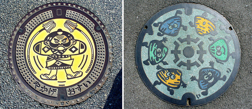 This Is How Manhole Covers Look In Japan