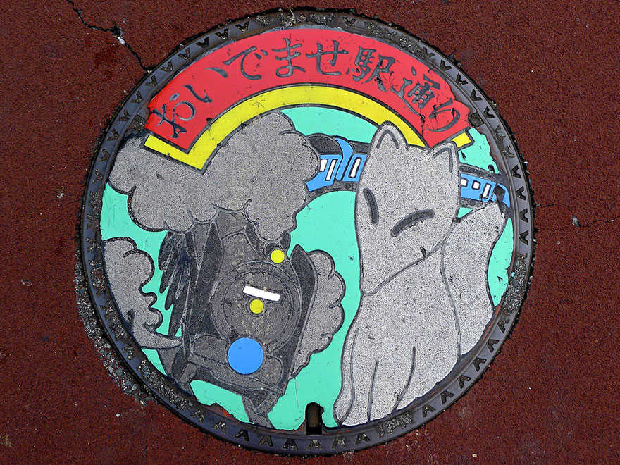 This Is How Manhole Covers Look In Japan