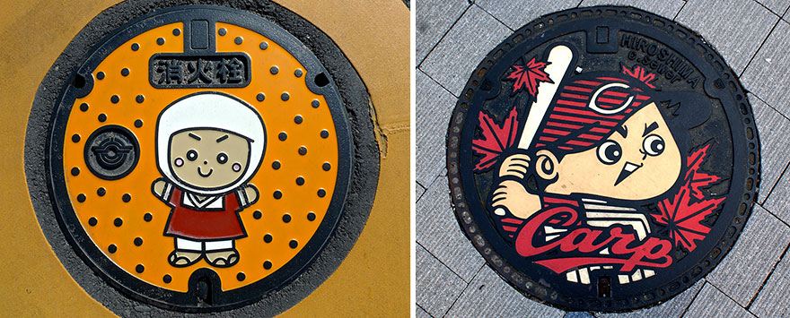 This Is How Manhole Covers Look In Japan
