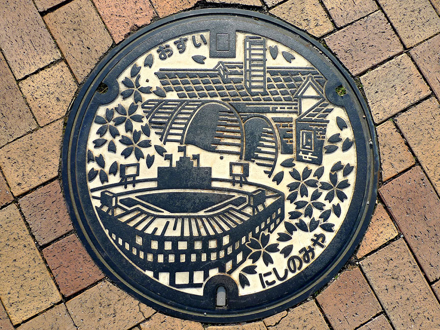 This Is How Manhole Covers Look In Japan
