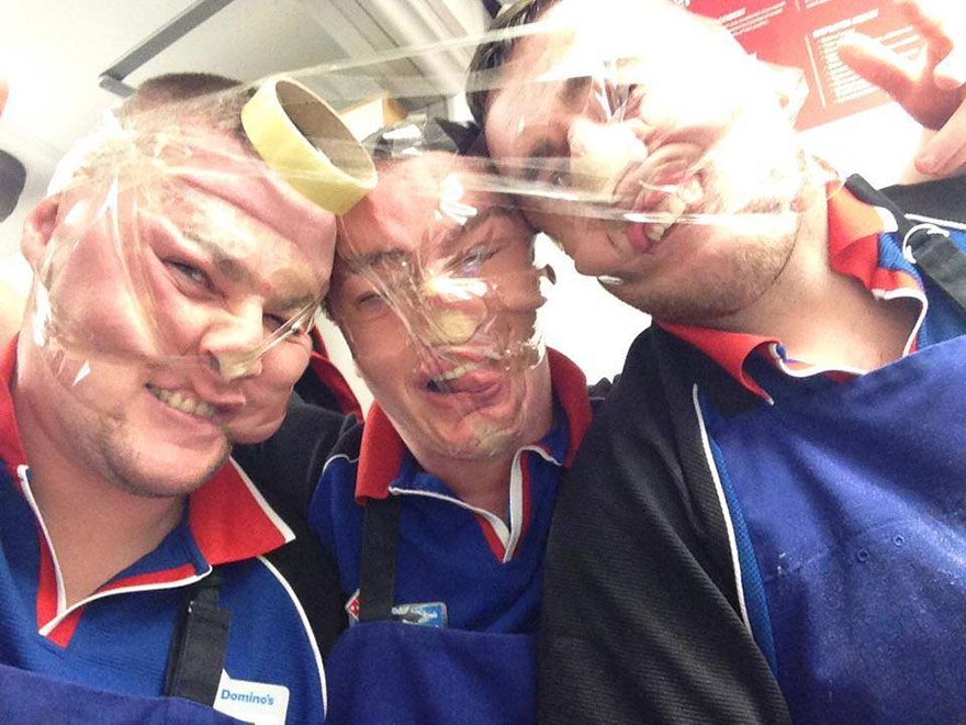 Scotch Tape Selfies: Newest Trend Of Distorting Faces With Tape Goes Viral On Facebook Scotch Tape Selfies: Newest Trend Of Distorting Faces With Tape Goes Viral On Facebook