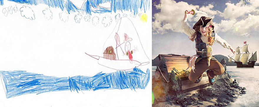 Children With Health Conditions Got Their Wildest Dreams Brought To Life From Their Drawings Children With Health Conditions Got Their Wildest Dreams Brought To Life From Their Drawings