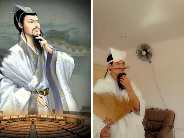 Guy Creates Low-Cost DIY Costumes From Household Objects Guy Creates Low-Cost DIY Costumes From Household Objects