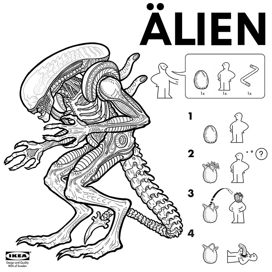 IKEA-Style Instructions for Assembling Your Very Own Monster By Ed Harrington